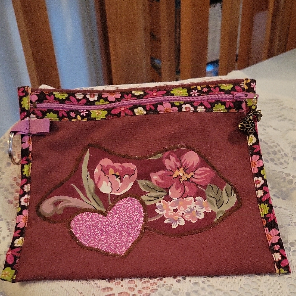 Victorian Floral Clutch Bag